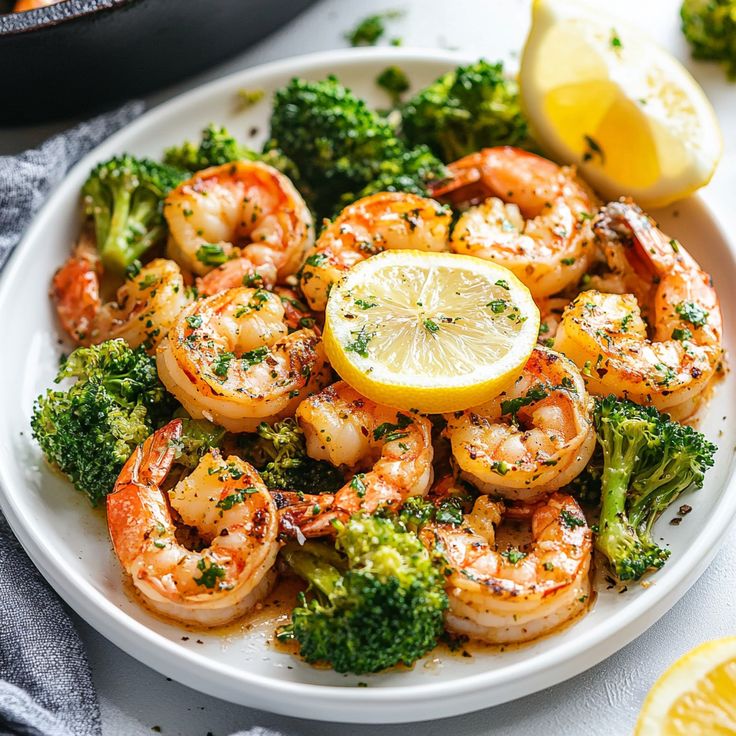 Shrimp with Broccoli